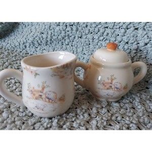 Yankee Candle Ellen Mcleod Lidded Sugar Bowl Creamer Set